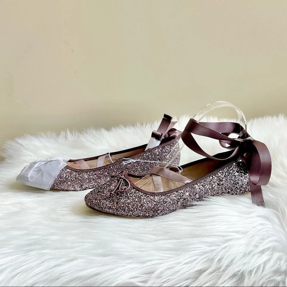 NWT Children’s Place Removable Ankle Wrap Ballet Flats